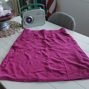 EUC - Toad & Co Tomboy Magenta Skirt